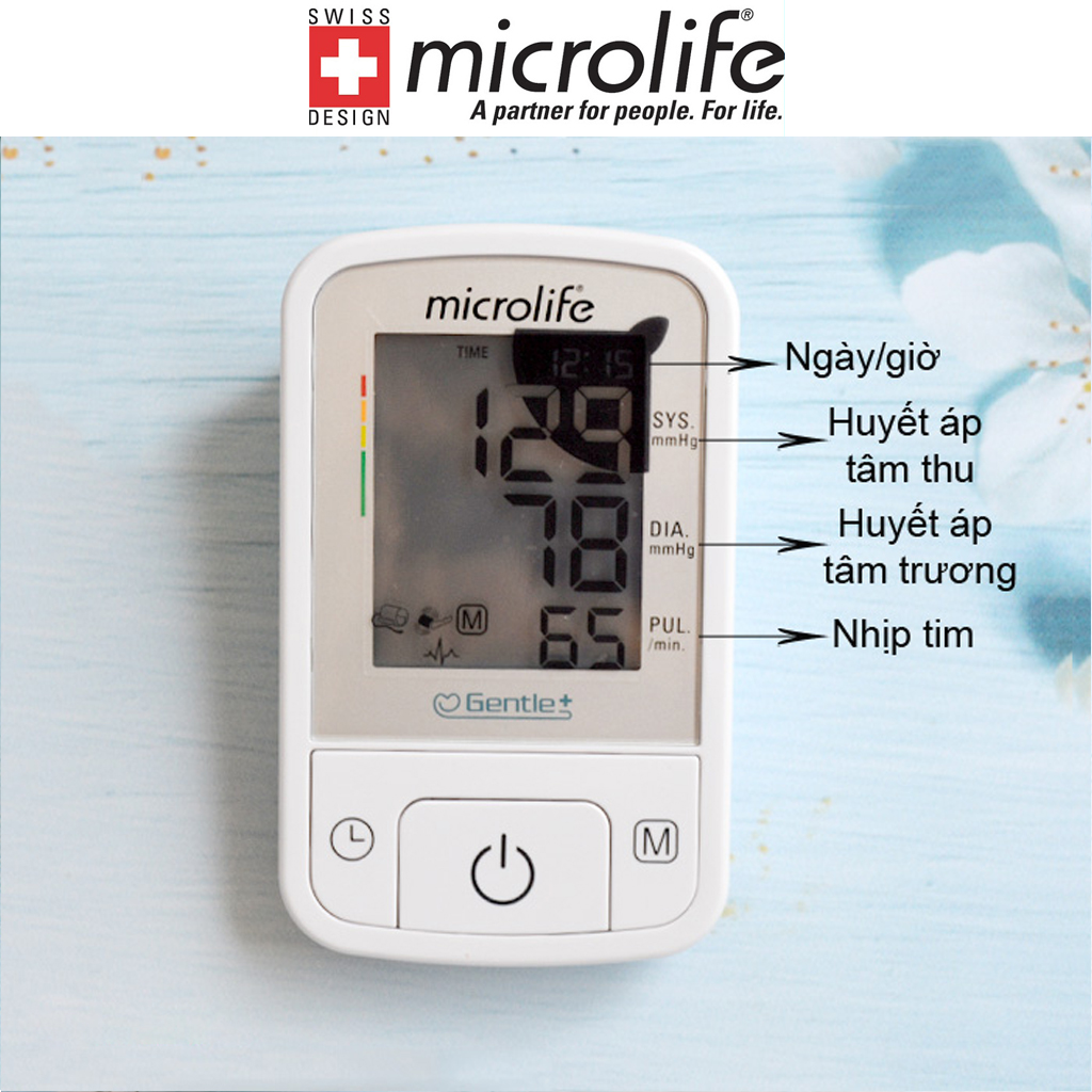 MÁY ĐO HUYẾT ÁP BẮP TAY MICROLIFE BP A2 BASIC - Công Nghệ PAD Tầm Soát Và Cảnh Báo Sớm Các Bệnh Tim Mạch