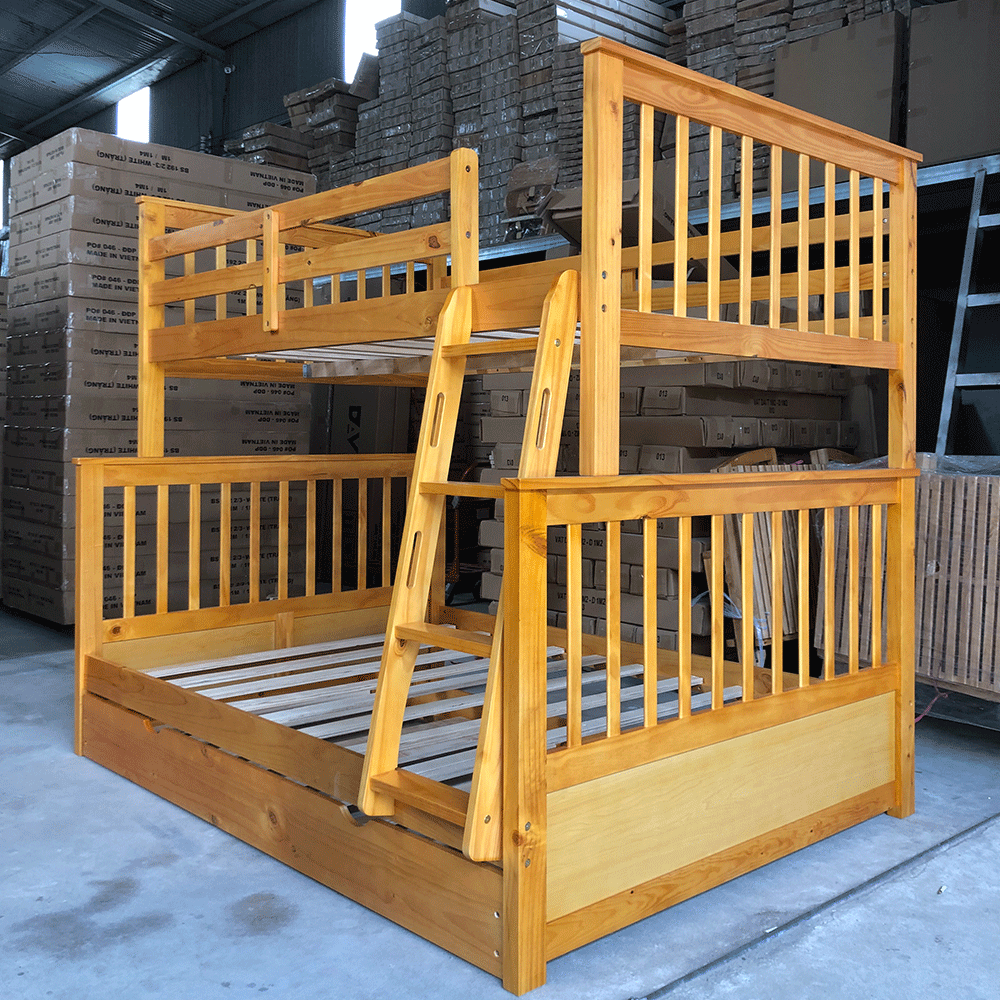 Giường tầng xuất khẩu York 1m2/1m6