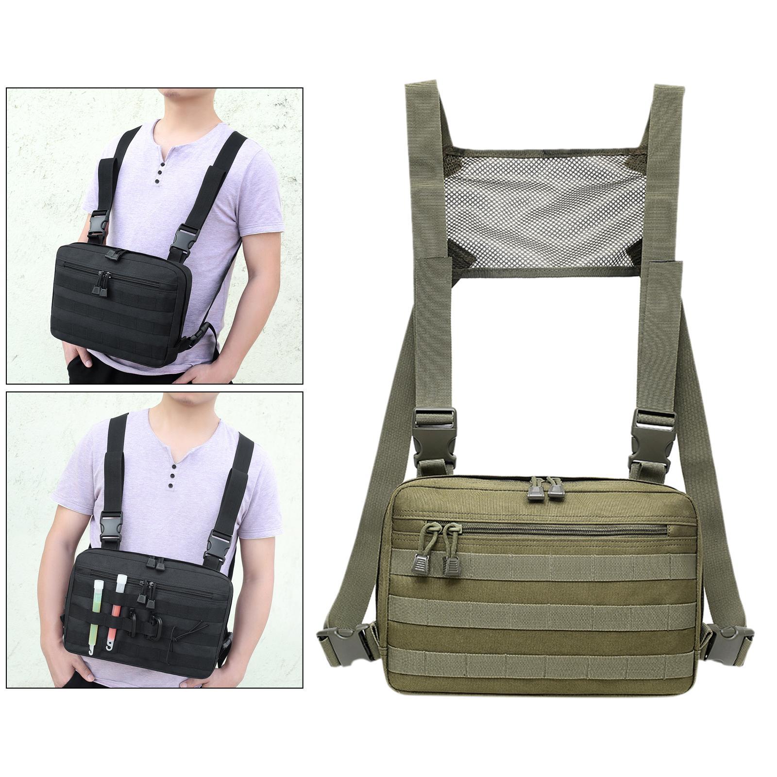 Outdoor Chest Bag Front Rig Pouch Utility Bags Waist Pack