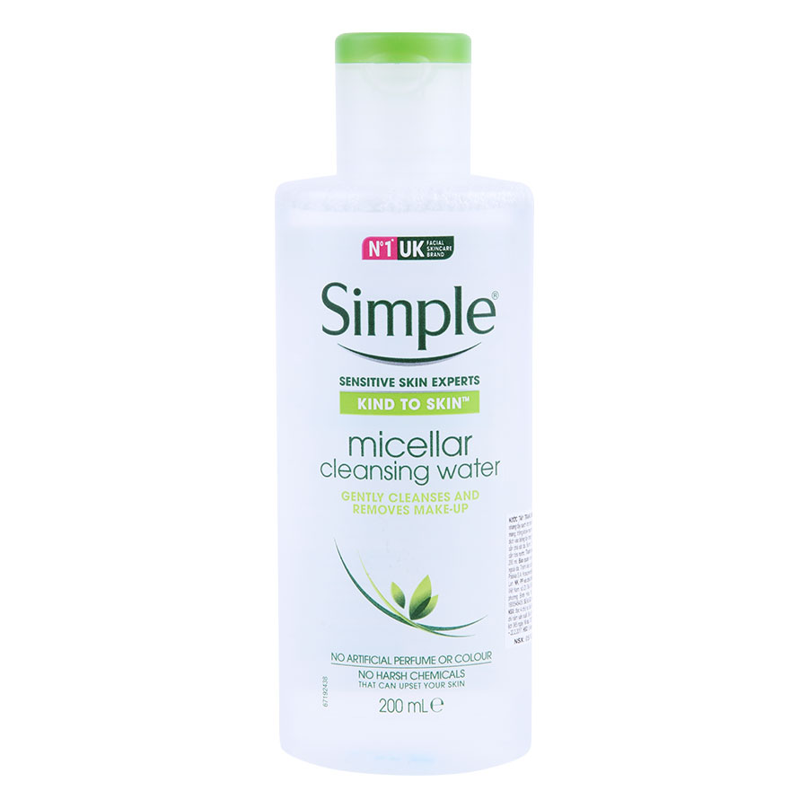 Nước Tẩy Trang Simple Micellar (200ml)