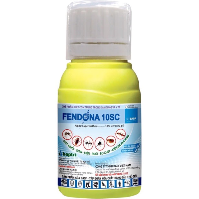 Dung dịch diệt ruồi muỗi ZIKA FENDONA 10SC 50ml