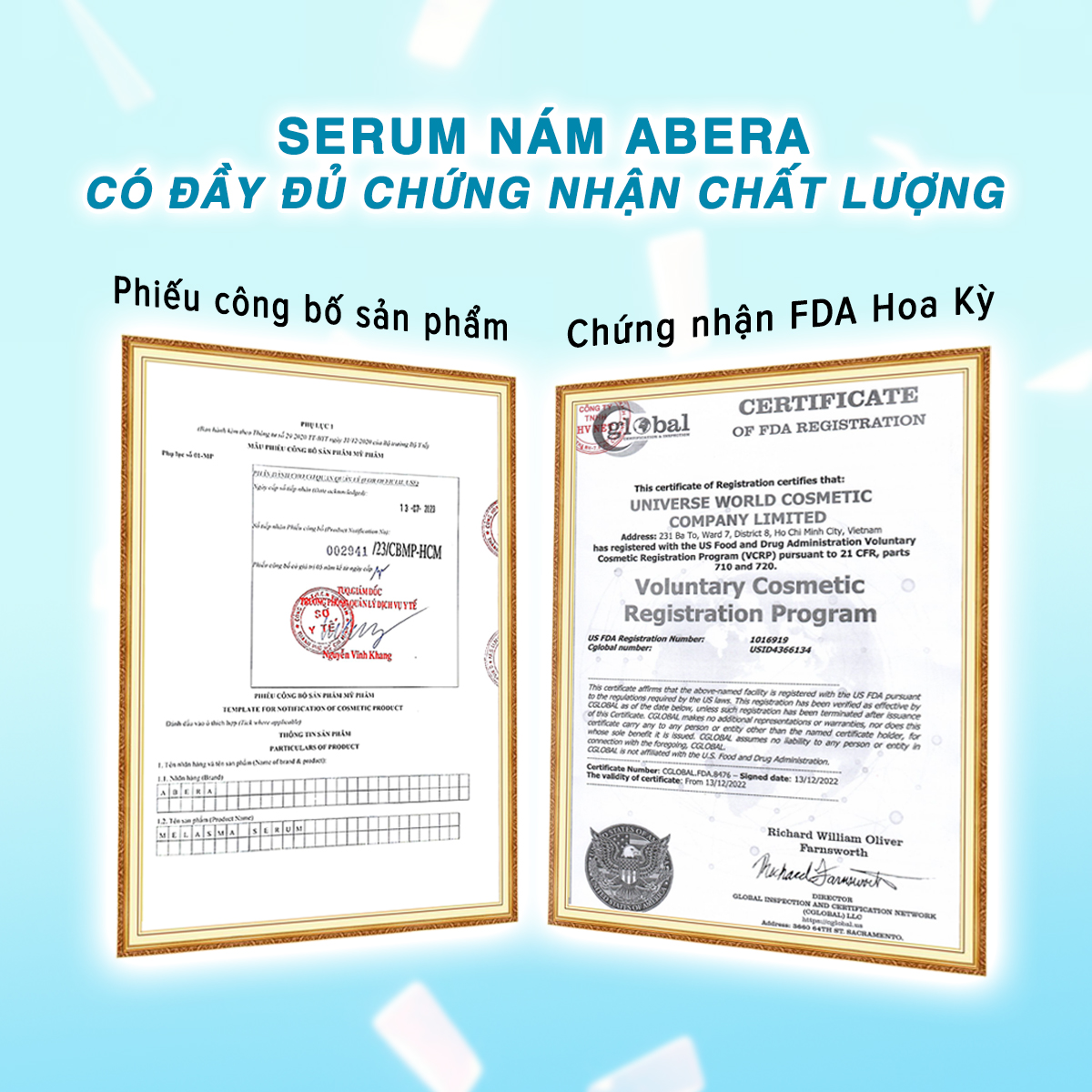 Serum Nám Da Abera - Hỗ Trợ Xoá Nám, Tàn Nhang, Đồi Mồi Lâu Năm