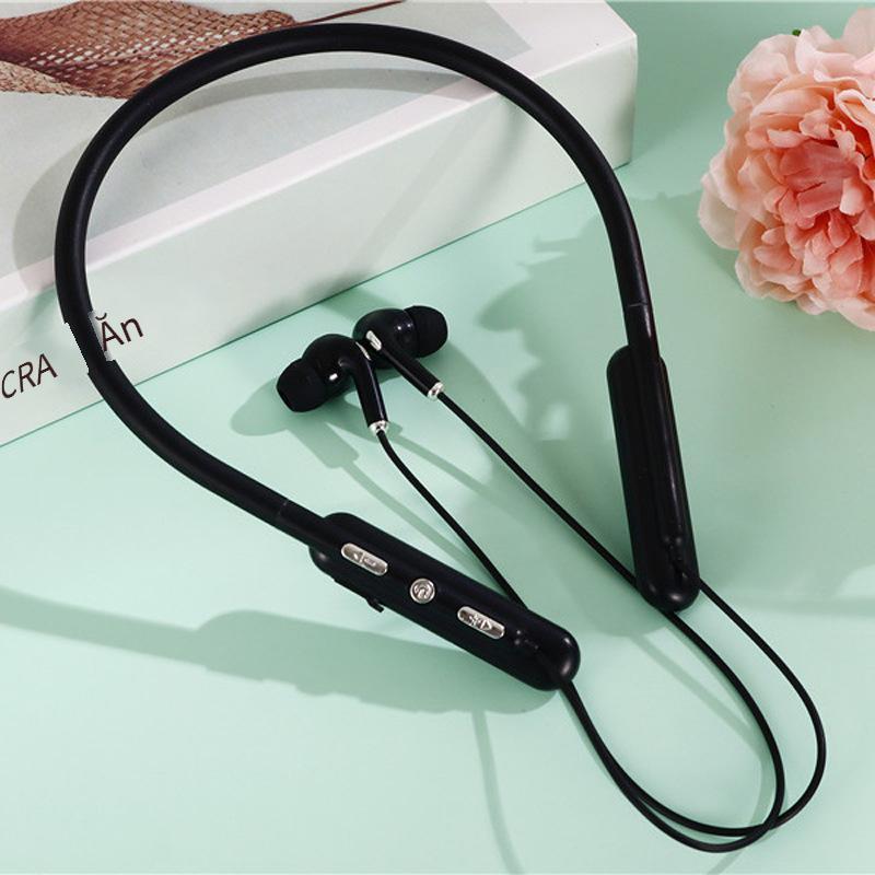 Tai nghe Bluetooth đeo cổ được ưa chuộng nhất Tai nghe thể thao không dây âm thanh nổi trong tai Tai nghe nhạc Bluetooth 5.0 đeo cổ