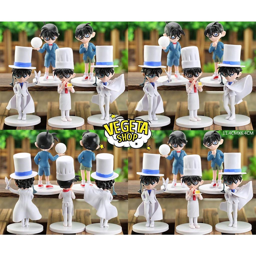 Mô hình Conan - Mô hình Kaito Kid Magic Kaito - Shinichi Kudo Edogawa Conan - Đế trắng bán lẻ tùy chọn mẫu - Cao 9~13cm