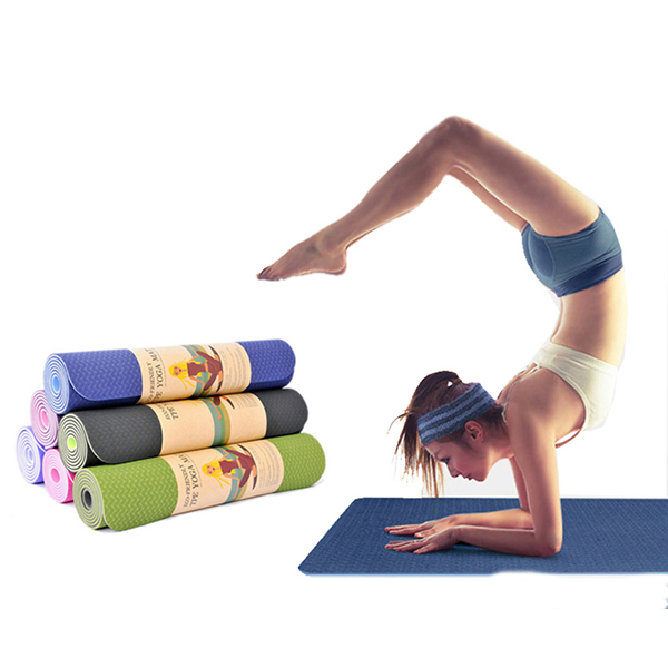 Thảm Tập Yoga Chất Liệu TPE 2 Lớp PaKaSa Dày 6 mm - Thảm Tập Gym , YoGa Chuyên Nghiệp - Hàng Cao Cấp - Chính Hãng