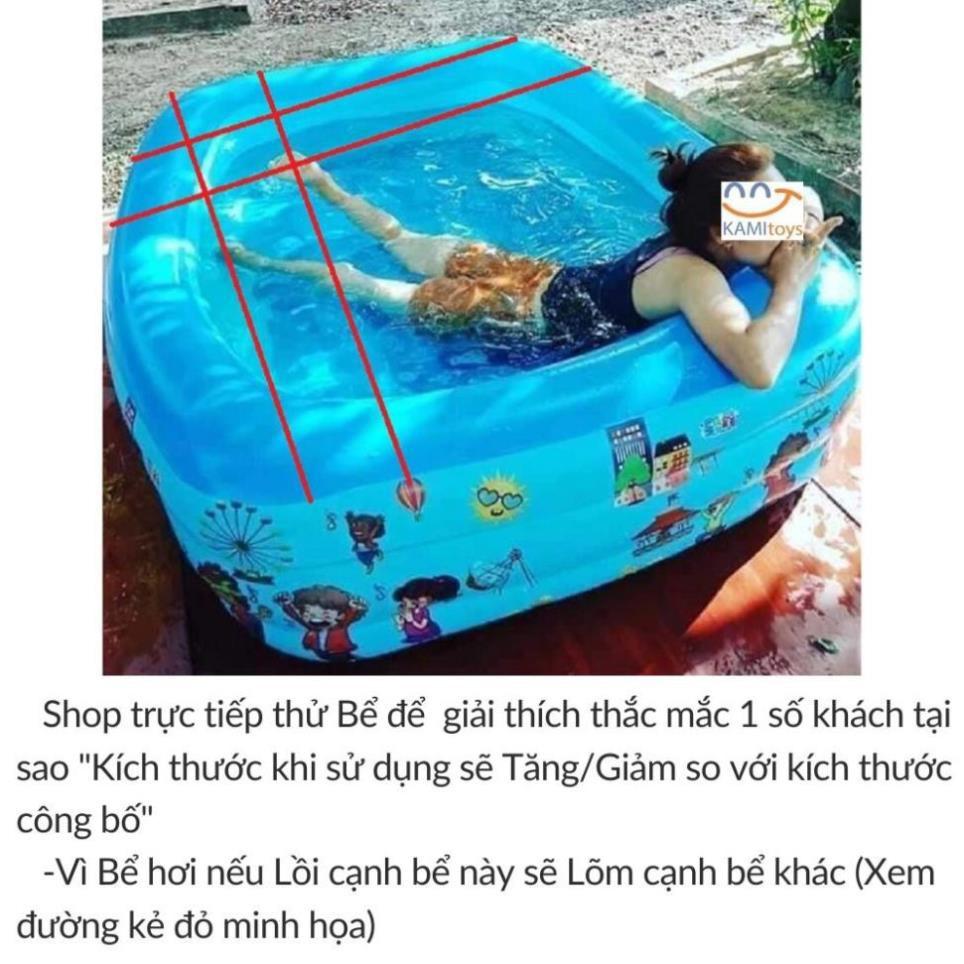 sỉ, lẻ Phao bơi Bể bơi cho bé ️Đủ Cỡ️ hồ bơi thành cao 3 tầng bơm hơi