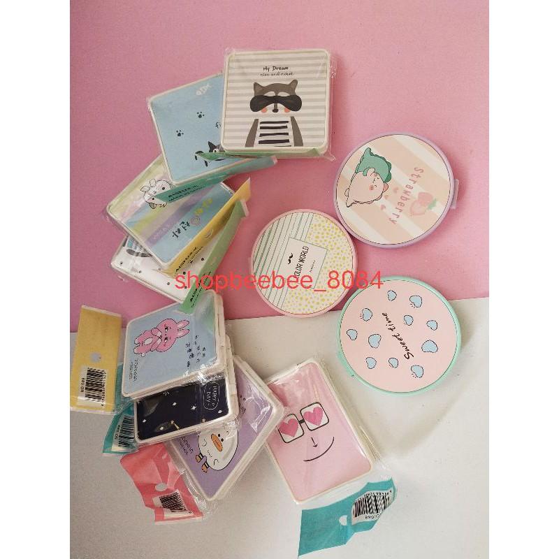 Gương 2 mặt cute, gương bỏ túi trang điểm siêu rẻ