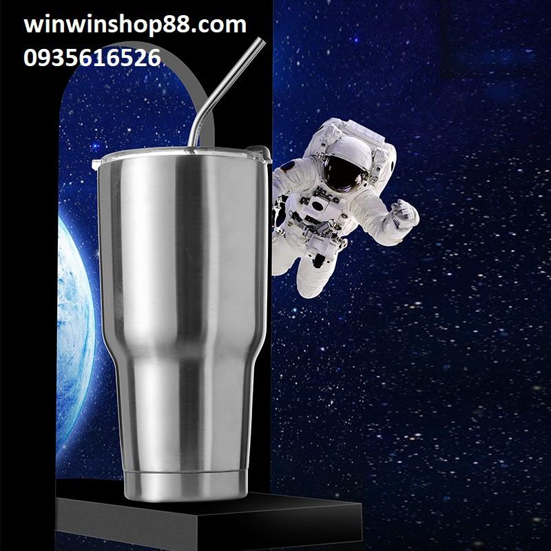 Ly giữ nhiệt Thái Lan 900ml kiểu dáng Ly Yeti màu Bạc Inox 304 giữ nhiệt lên đến 12h