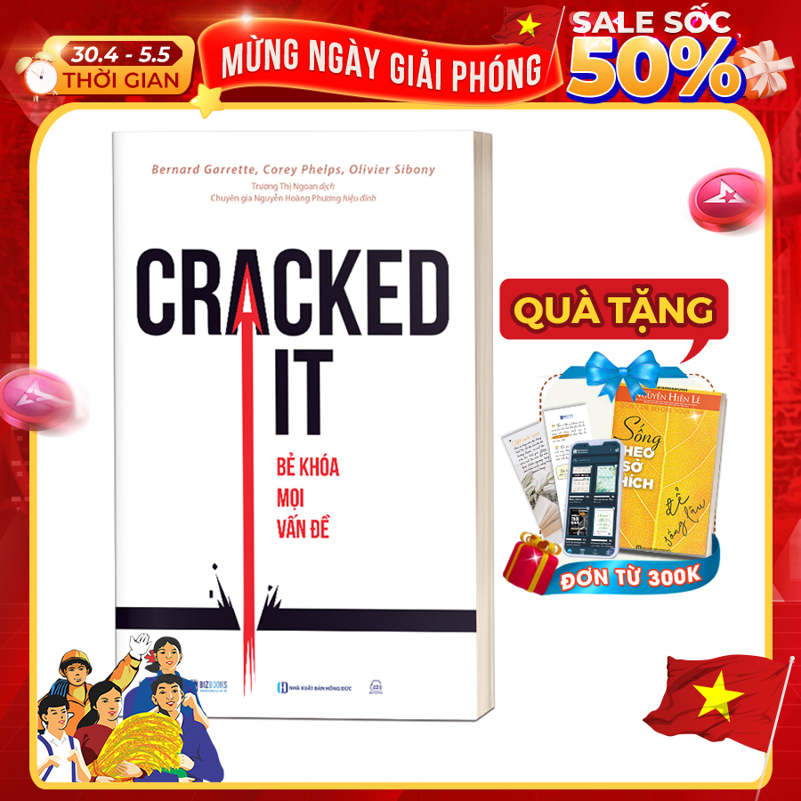 [Nhập 1212B15K giảm 15K đơn 199K] Cracked It! Bẻ Khoá Mọi Vấn Đề - Kỹ Năng Quan Trọng Nhất Mà Bạn Chưa Từng Được Học