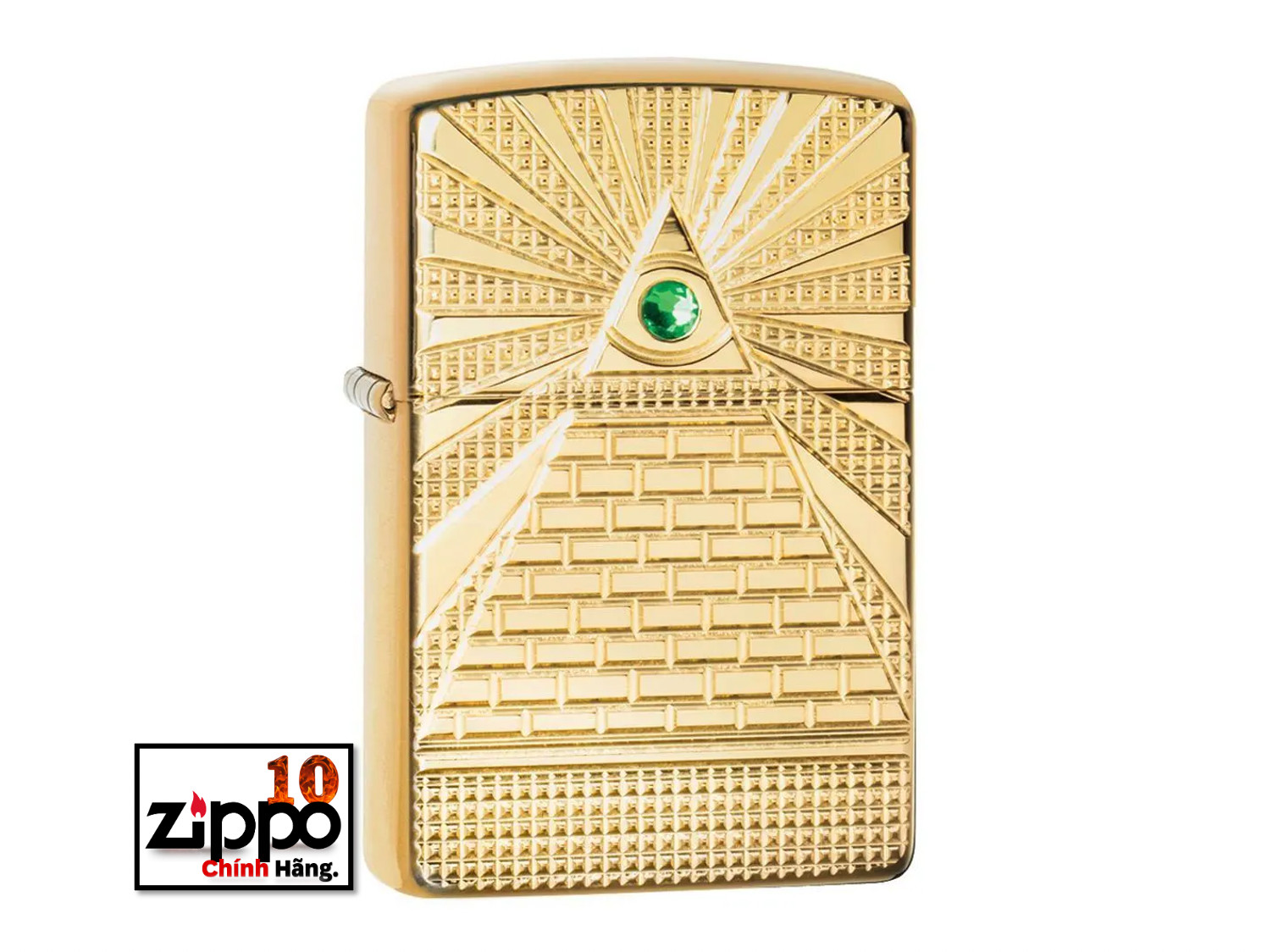 Bật lửa ZIPPO 49060 Armor Eye of Providence Design - Chính hãng 100%