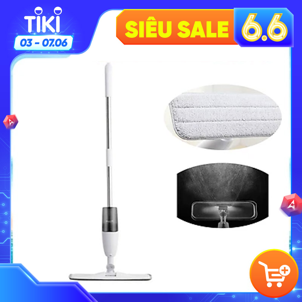 Cây lau nhà phun nước Deerma spray mop hàng nhập khẩu  - TB500