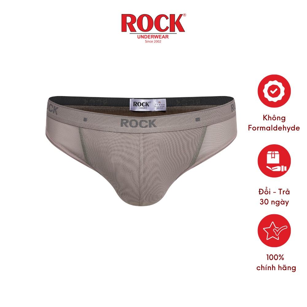 Quần lót nam cao cấp phối lưới độc quyền cá tính ROCK 017 cotton 4 chiều thấm hút tốt, thoáng mát, thoải mái, không cấn