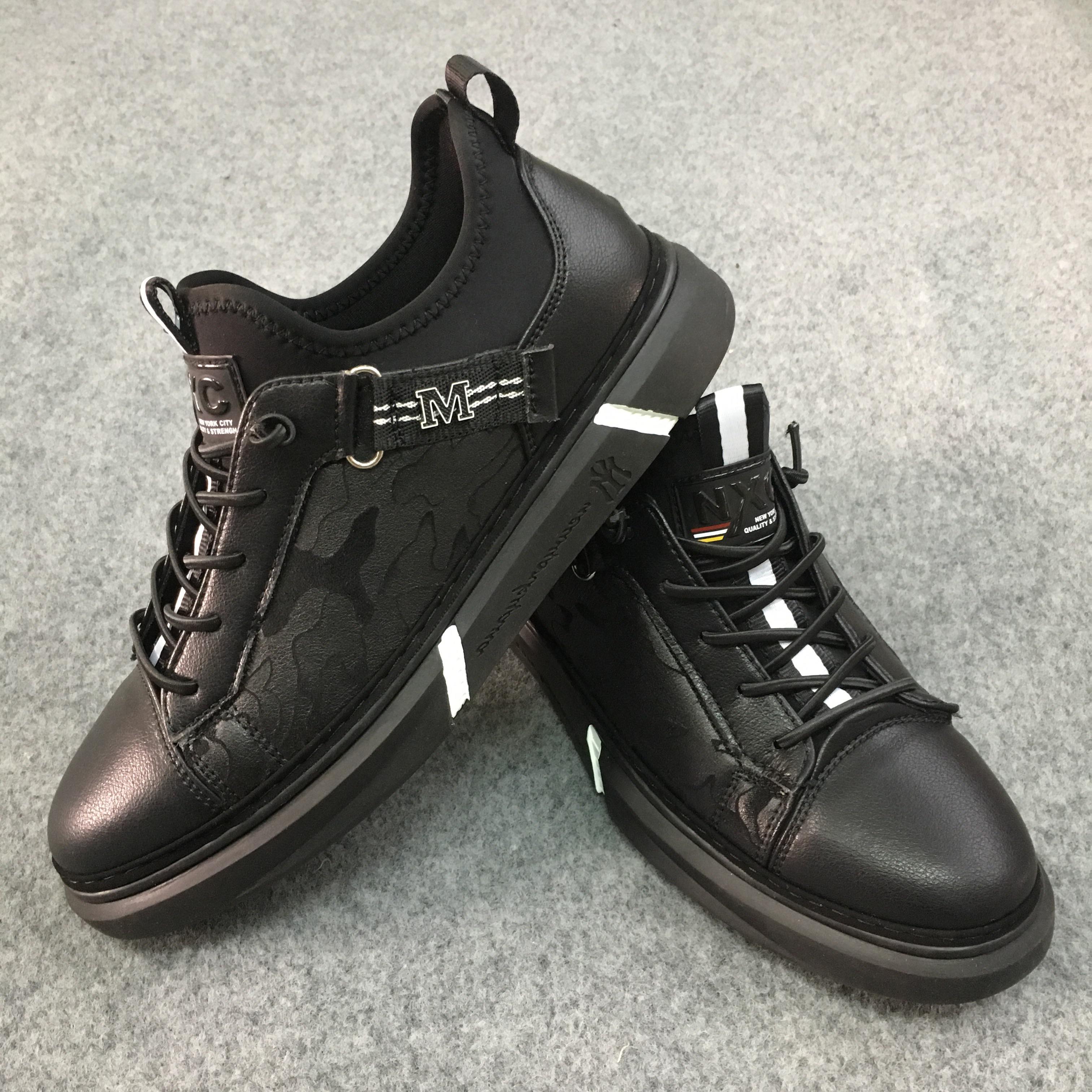 Giày sneakers nam NXC 9232 đen trắng