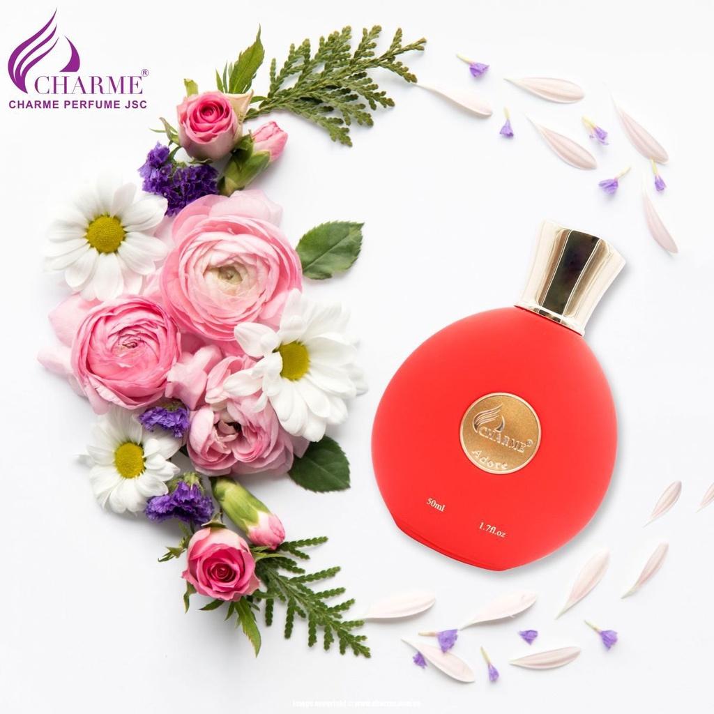 Nước Hoa Nữ CHARME ADORE 50ml/100ml Lưu Hương Lâu Tự Tin, Gợi Cảm_Nước Hoa Chính Hãng