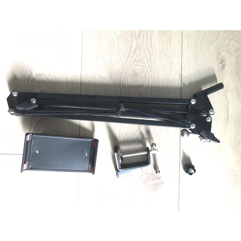Kẹp cạnh bàn Ipad gấp gọn Sắt STANDS