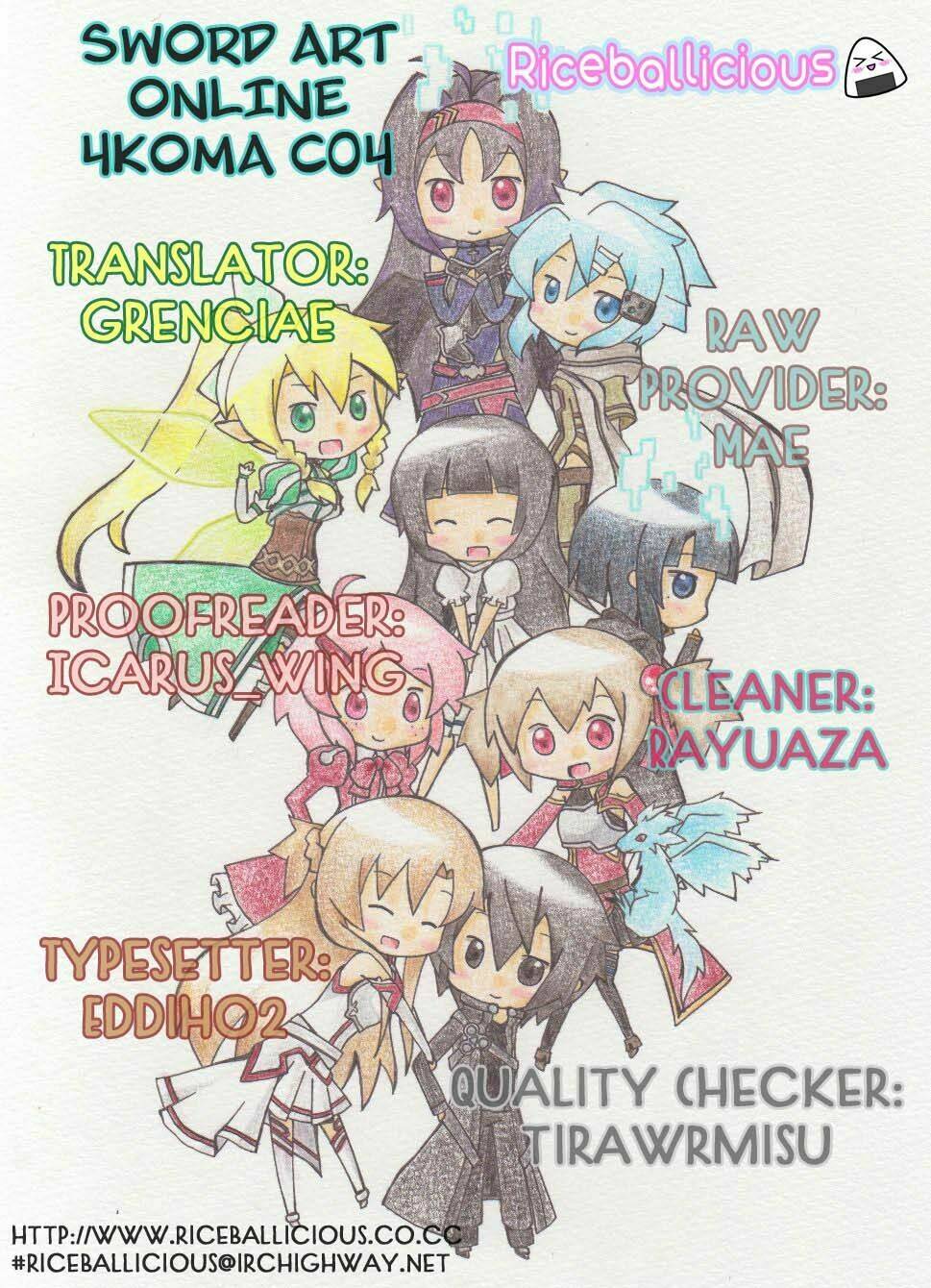 swort art online - 4koma chapter 4 11