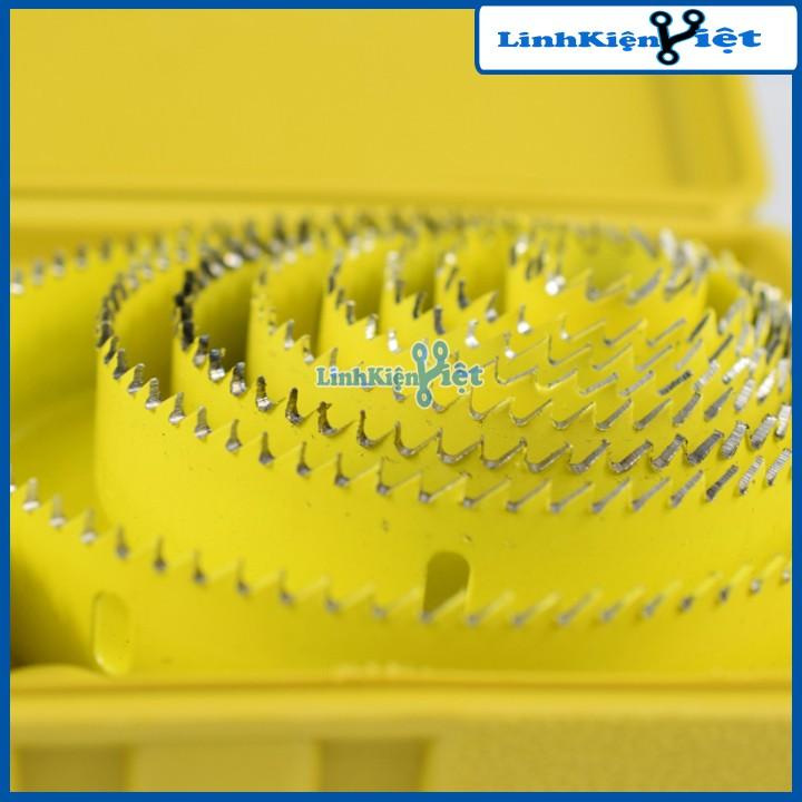 Bộ Khoét Lỗ Tròn-Tạo Lỗ Loa 15 Chi Tiết