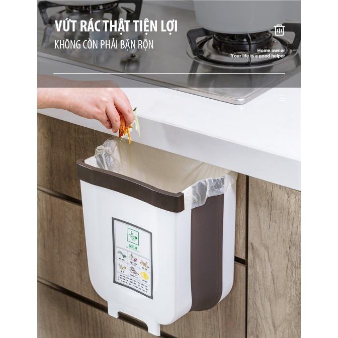 Thùng Rác Gấp Gọn Đa Năng - Home and Garden