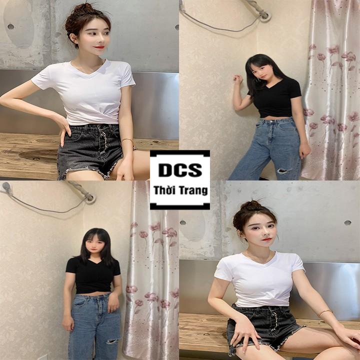  Áo Soắn Eo Chất Cotton Dãn Xưởng May DCS