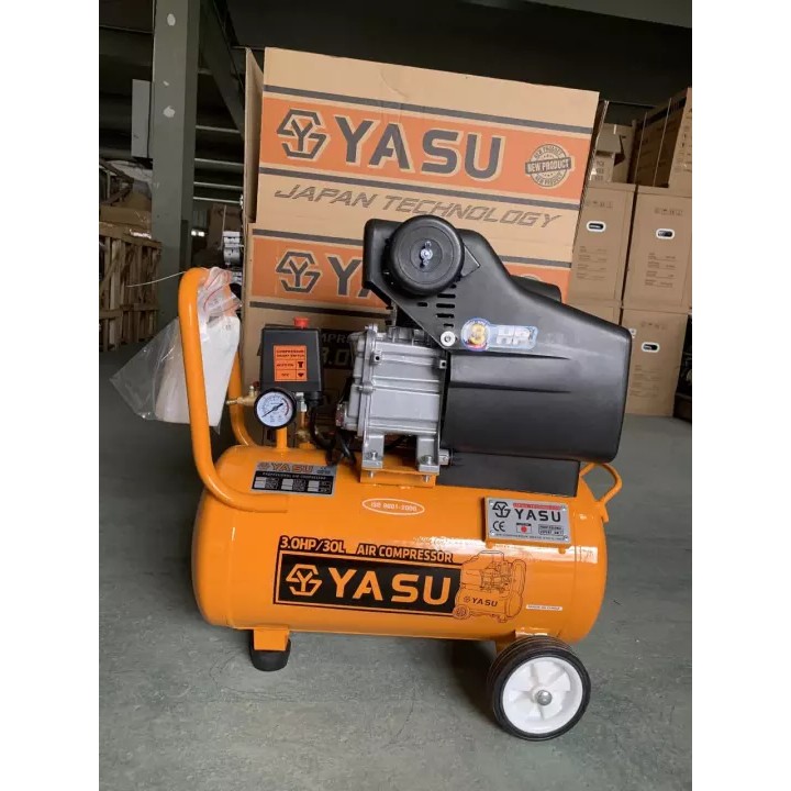 Máy Nén Khí Có Dầu Liền Trục YASU YS-30L 30L 3 Ngựa (Bình 30L, 3HP)