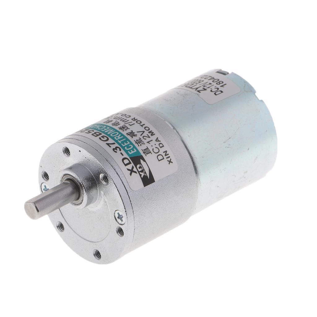 XD-37GB520 DC12V 10W 50RPM Micro Gear Motor High  Adjustable Speed