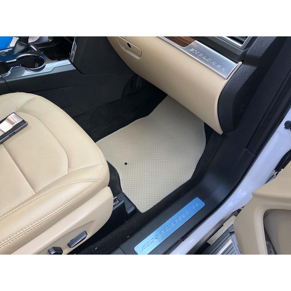 Thảm lót sàn ô tô KATA cho xe Ford Explorer - Khít với sàn xe, Chống thấm, Không mùi, Không ẩm mốc