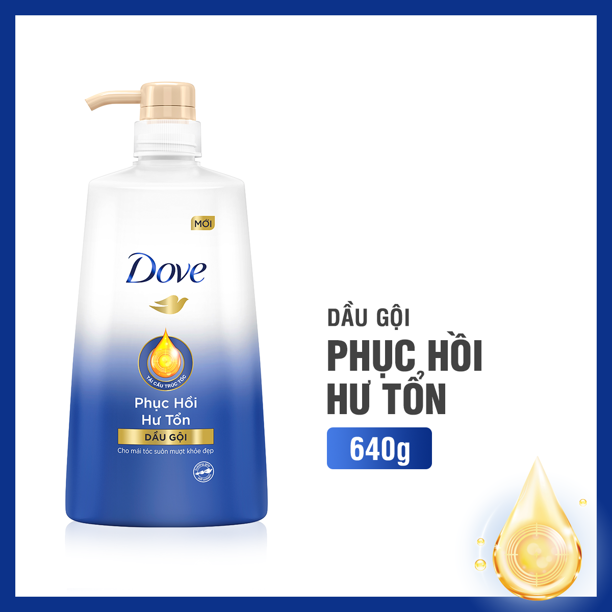 Dầu Gội Dove Phục Hồi Hư Tổn