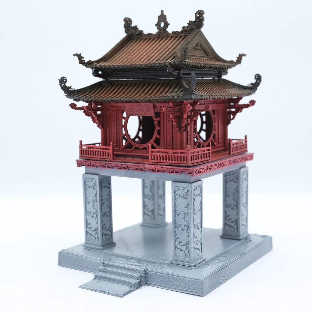 Mô hình tiểu cảnh Việt - Khuê Văn Các - bán cạn - bể cá - hòn non bộ - terrarium - tinh xảo - chất lượng cao