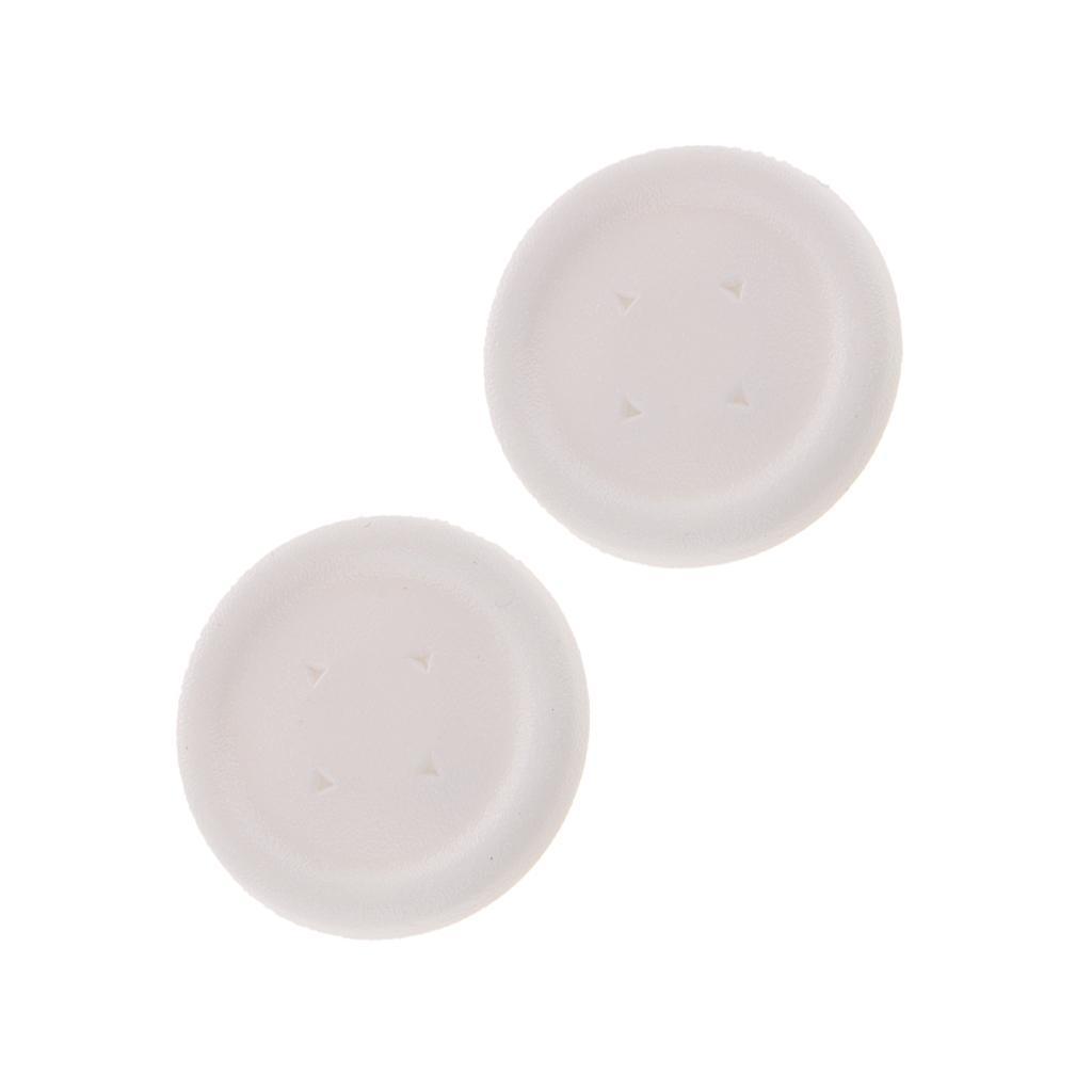 1 Pair Round D-pad Direction Cross Key Cap Buttons for Microsoft One Controller - White