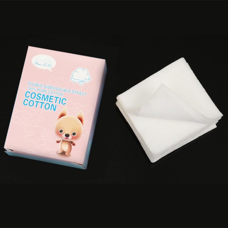 Hộp 50 bông cotton trang điểm dùng một lần tiện lợi MM