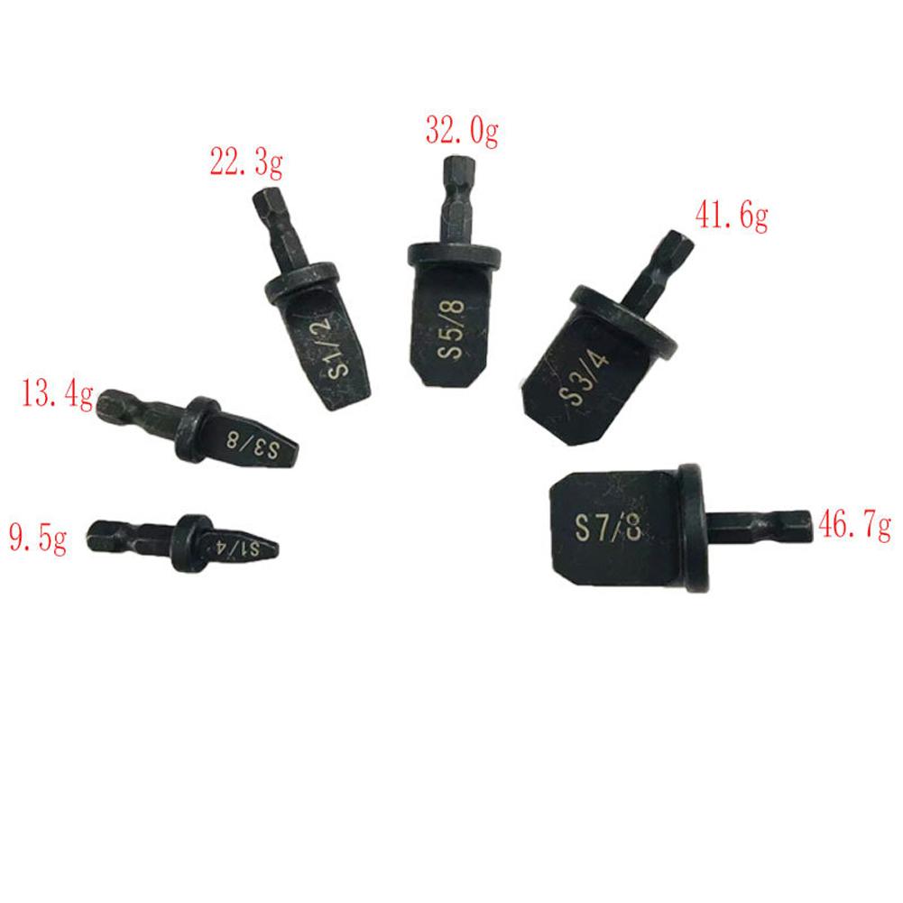 6pcs Hexagonal Handle Tube Pipes Expander Utility Tool Swaging Tools Air Conditioner Conditioning Copper Pipes Expand