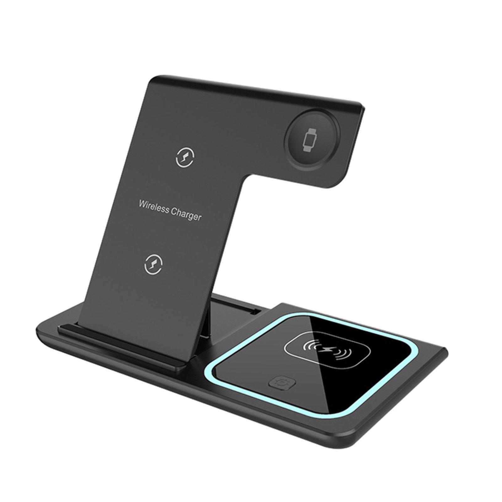 3in1  Wireless  Dock Stand For  Smartphone