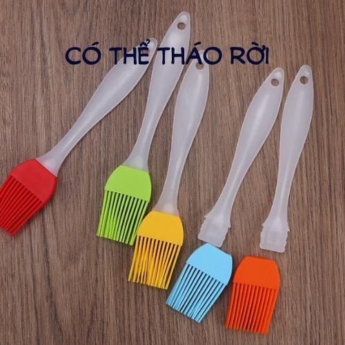 Chổi quét dầu - Cọ quét dầu ăn, quét mỡ, quét mặt bánh bằng silicon chịu nhiệt