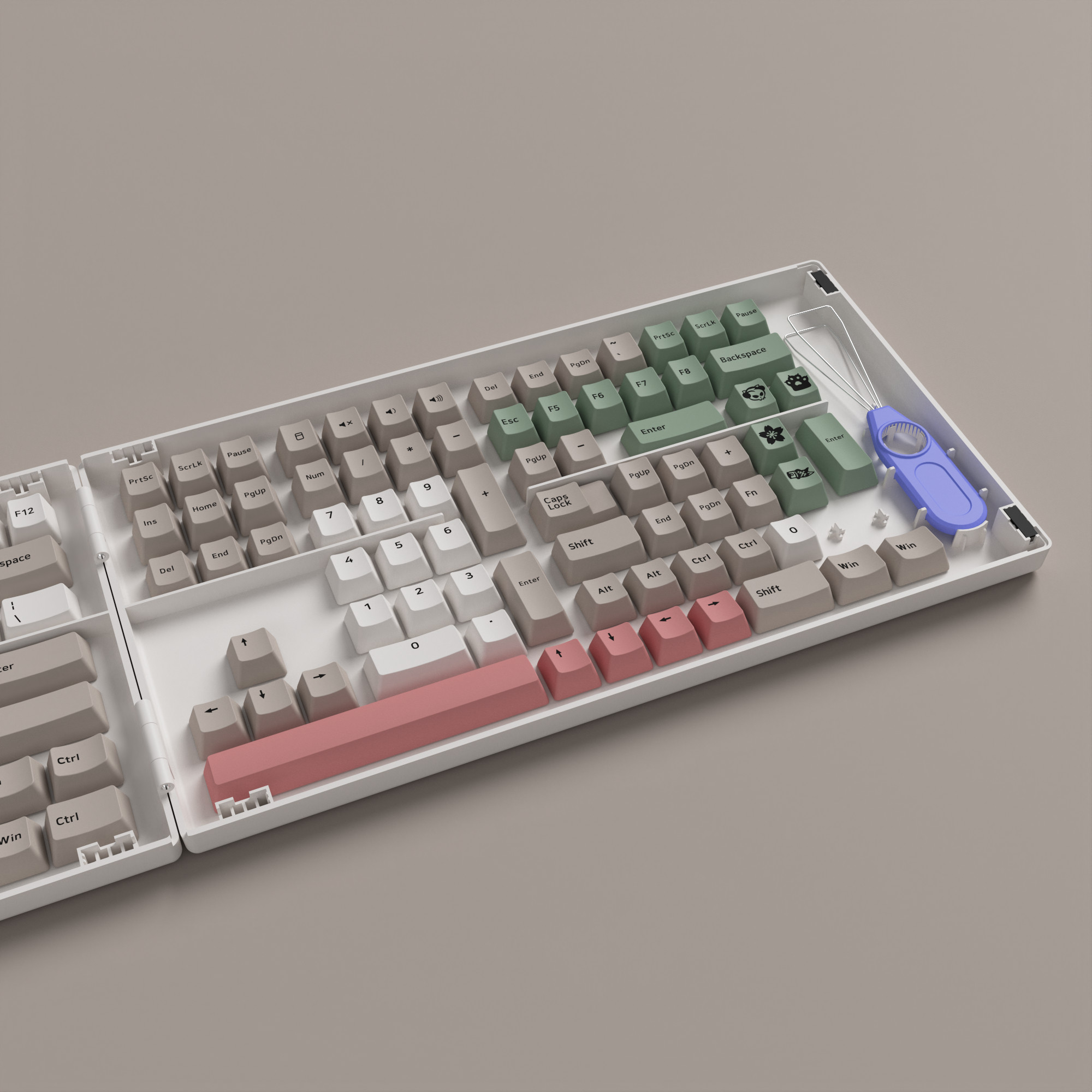 Nút bàn phím AKKO Keycap Set - 9009 (Cherry Profile) - Hàng Chính Hãng