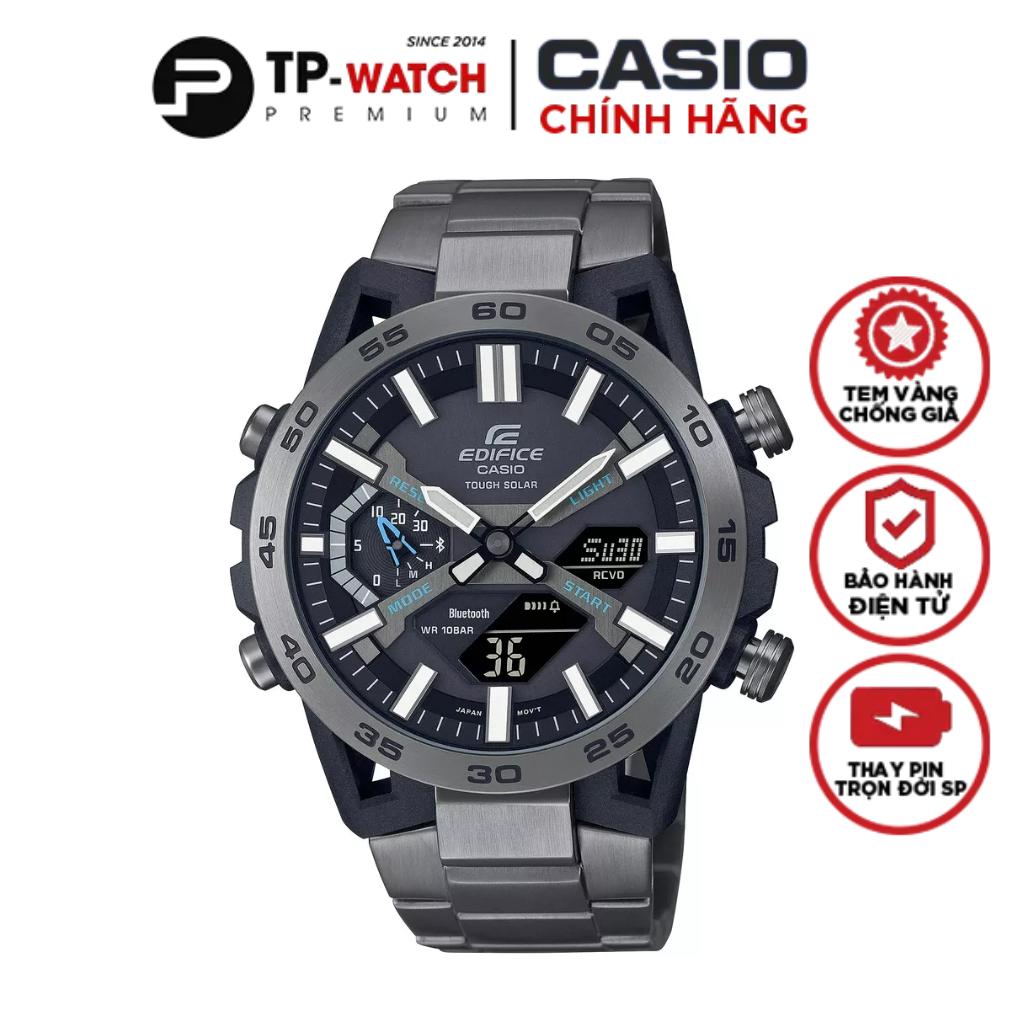 Đồng Hồ Nam Dây Thép Casio Edifice ECB-2000DC-1A Bluetooth Chính Hãng - Pin Năng lượng Mặt Trời - ECB-2000DC-1ADF