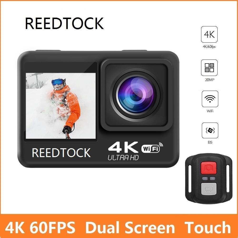 Camera hành động 4K 60fps 24MP 2.0 Touch LCD màn hình EIS WiFi Waterprooter Control Control 4X Zoom Go 9 Pro Sport Video Recorder