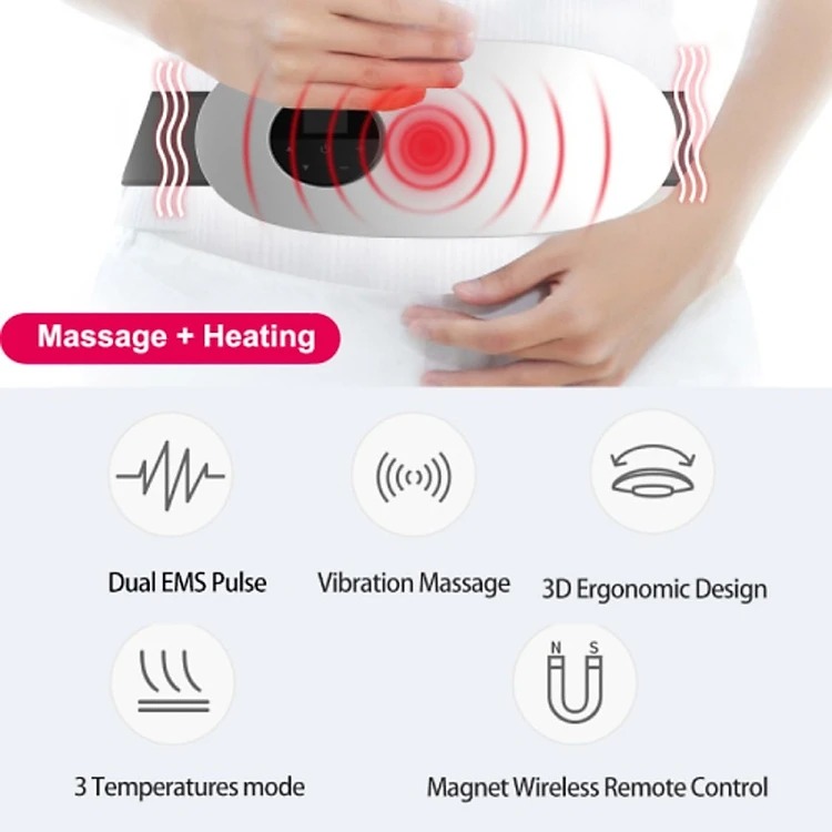 Đai hỗ trợ giảm béo công nghệ EMS kết hợp hồng ngoại-SUPER BELT 3D