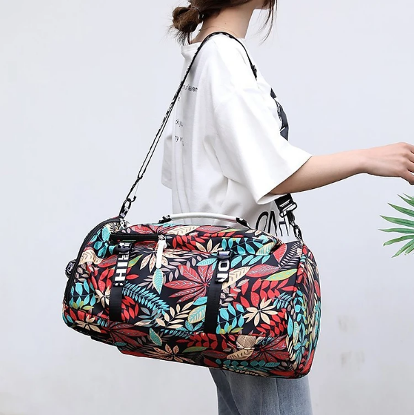 It shop - Balo đeo chéo du lịch dã ngoại Floral 1975K dung lượng lớn
