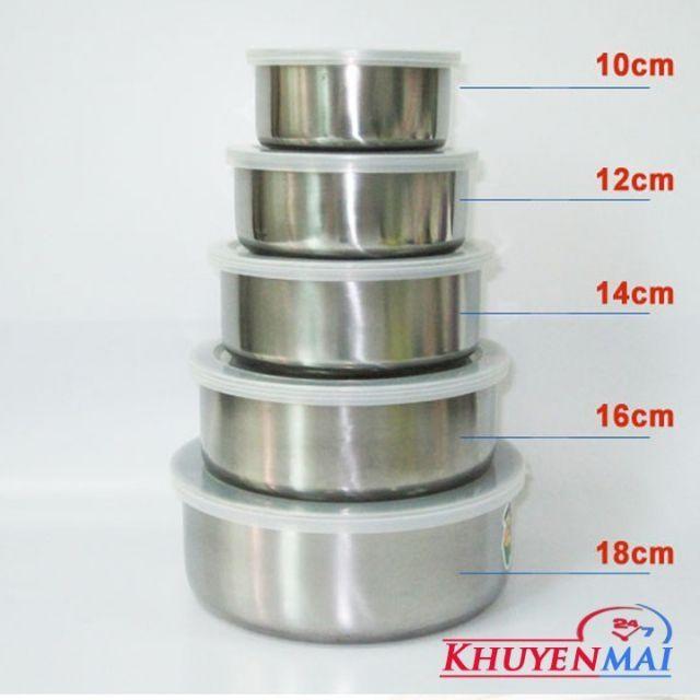 Bộ đựng thức ăn  inox  không gỉ