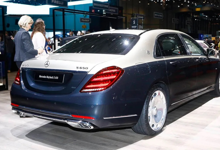 Decal tem chữ S650 dán đuôi xe dành cho ô tô Mercedes Maybach