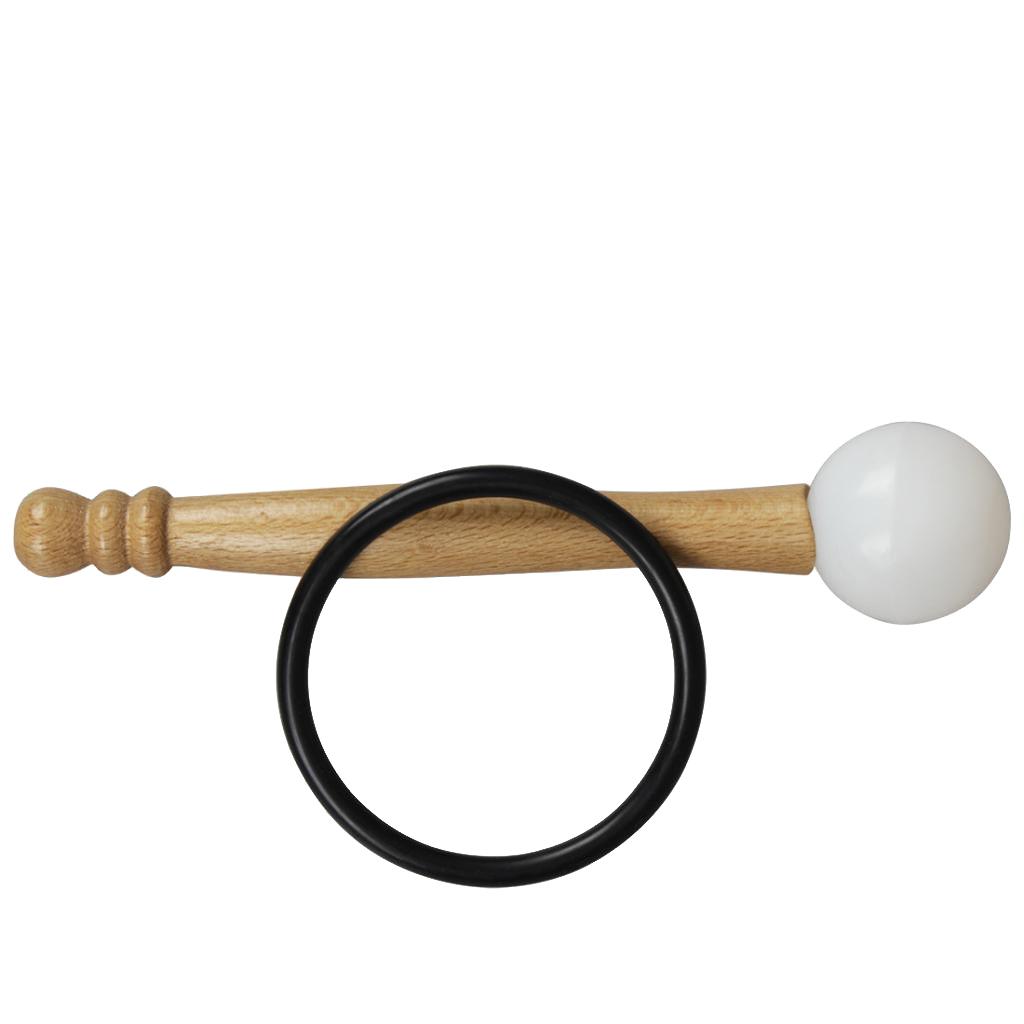 Sunnimix 1 Bộ Cao Su Vồ Be Kèm Nhẫn Cho Pha Lê Kim Tự Tháp Hát Bát Một Phần, 22 Cm