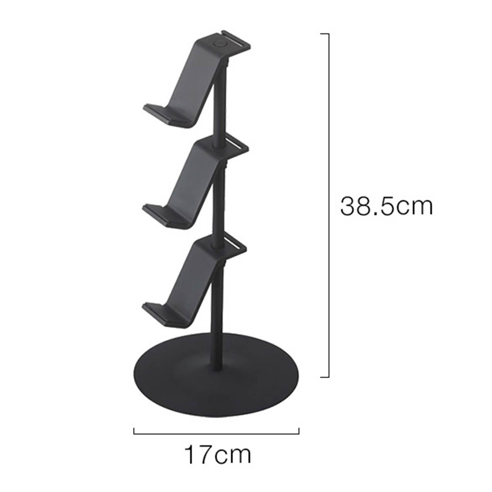 Game Controller Holder, Adjustable Organizer Desktop Anti Slip Base Headphone Holder Display for PS4 for PS5 Gaming Headset Birthday Gamepad
