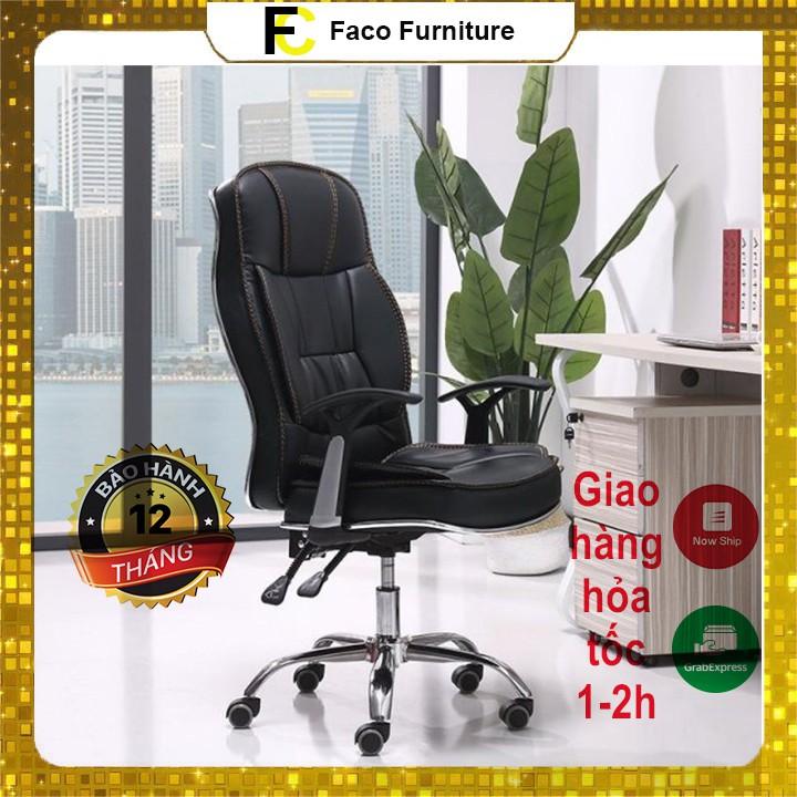 Ghế xoay văn phòng giám đốc ngả sâu 155 độ nghỉ ngơi thư giãn model 2021 - Office chair