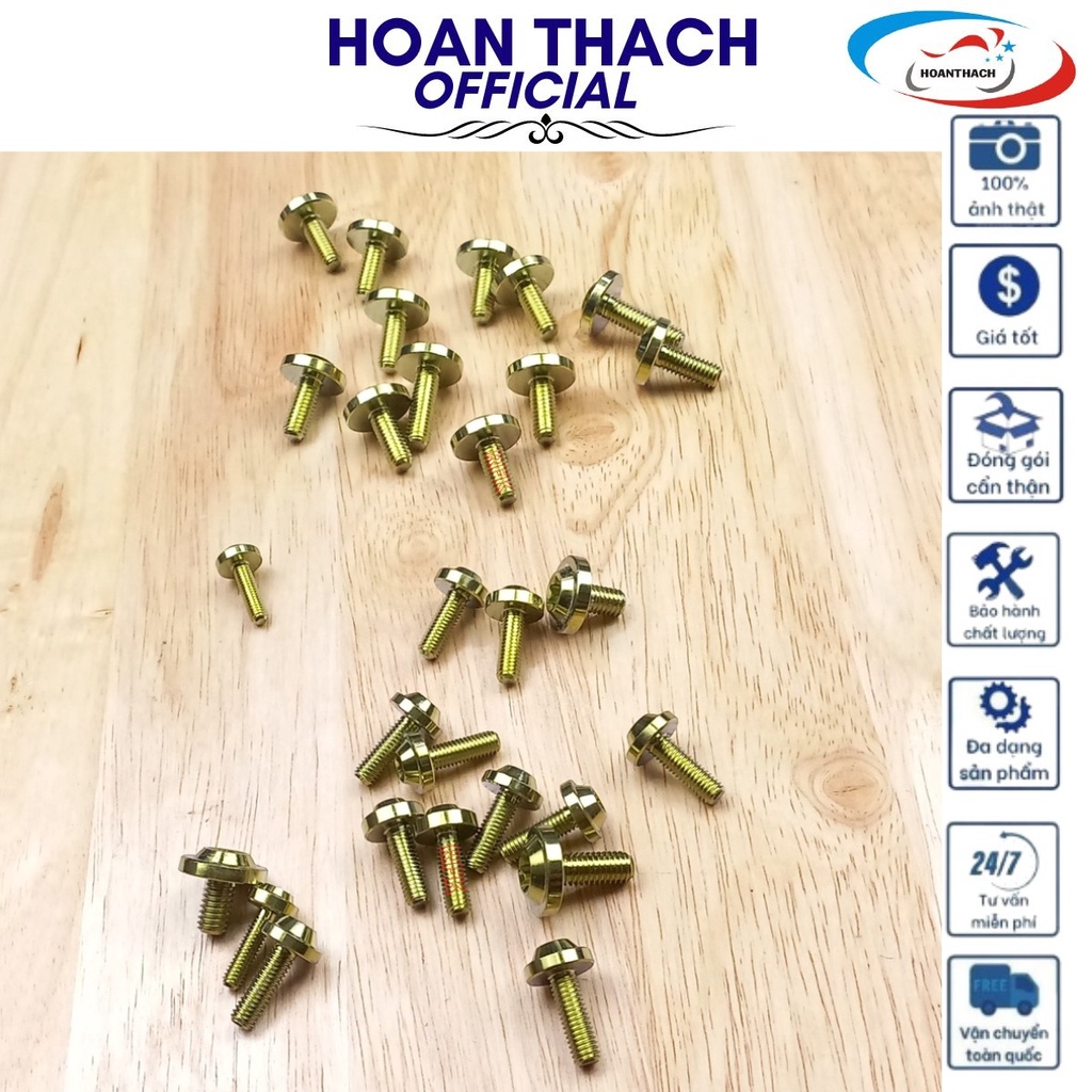 Bộ Ốc Áo Titan Vàng dùng cho máy Winner X ( 28 con ) HOANTHACH SP017484