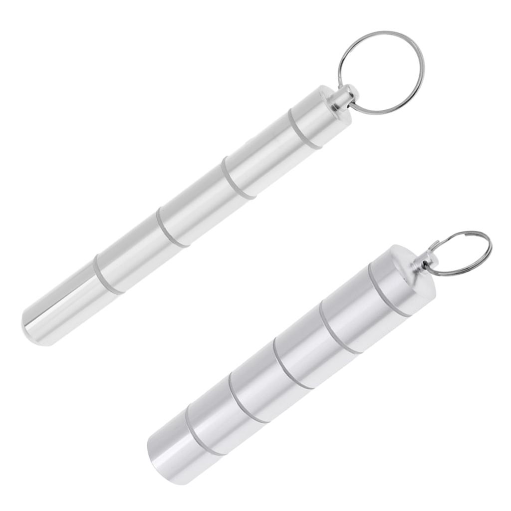 Waterproof Aluminum Pill Box Drug Keychain Container