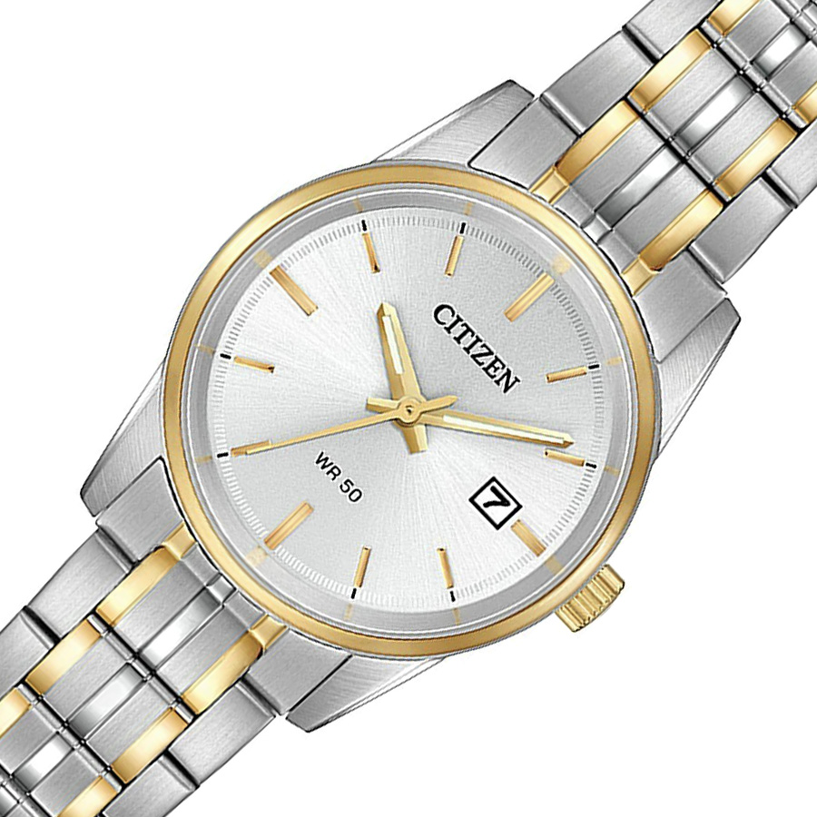 Đồng Hồ Nữ Citizen Dây Thép Không Gỉ EU6004-56A - Mặt Trắng