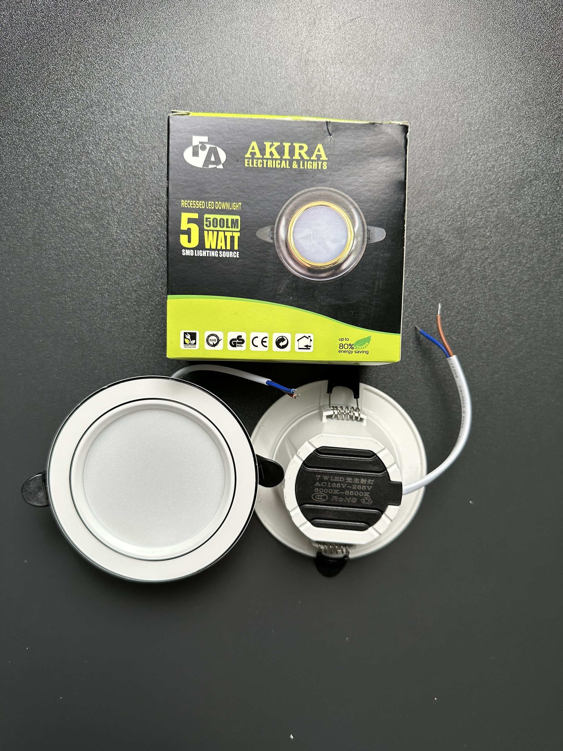 Bóng Đèn Led Âm Trần Thạch Cao Downlight Công Suất 7W