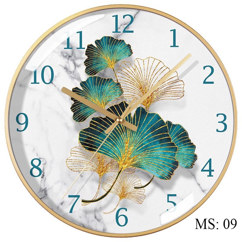 Đồng hồ treo tường TRANG TRÍ mika tráng gương đường kính 35cm