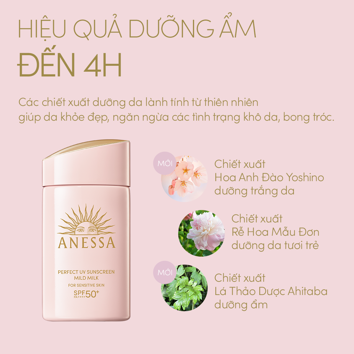 Hình ảnh Bộ đôi Kem chống nắng dạng sữa dịu nhẹ cho da nhạy cảm và trẻ em (Anessa Mild Milk 60ml x2)