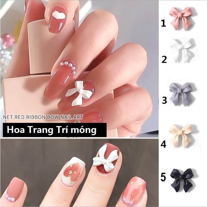 Set 10 nơ trang trí móng tay siêu xinh